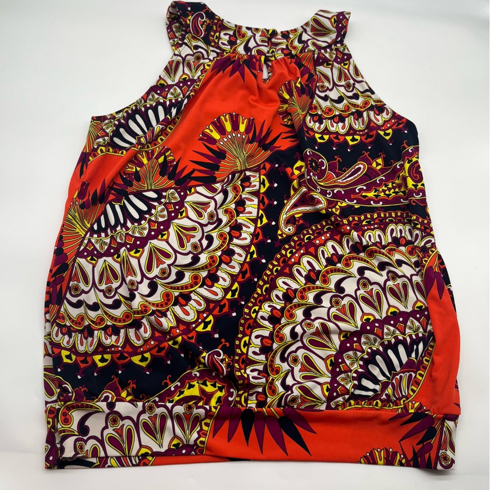 Wallis Women Multiple Color, Sleeveless Blouse, Size Medium